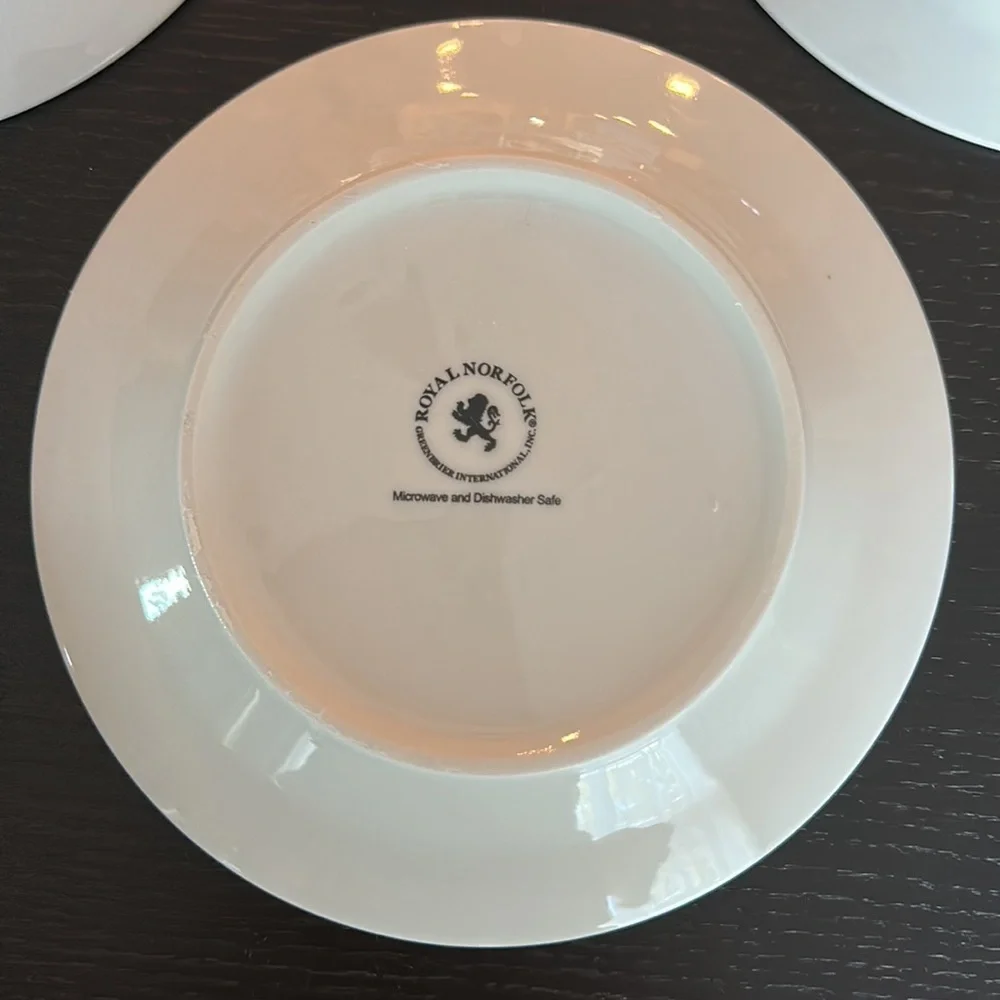 Royal Norfolk Lemon Dinner Plates